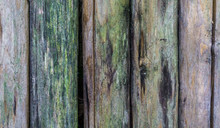 Old Weathered Wooden Poles Macro Close Up Background Texture