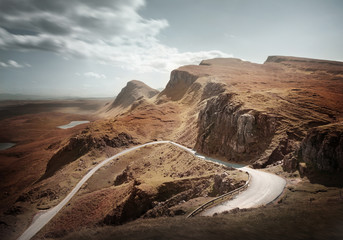 Wall Mural - the quiraing landscape isle of skye - scotland
