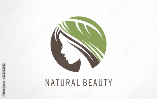 Logo Vector Or Symbol Of Beauty Woman Portrait Silhouettes Classy