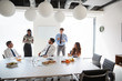 © Monkey Business - Businessmen And Businesswomen Meeting In Modern Boardroom Over Working Lunch