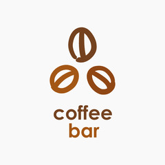 Wall Mural - coffee beans symbol