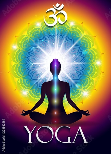 Om Yoga Canvas Print