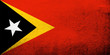 © Chernobrovin - The Democratic Republic of Timor-Leste (East Timor) National flag. Grunge background