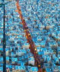 Sticker - Tehran aerial view. Iran