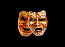 Comedy And Tragedy Theatrical Venetian Mask