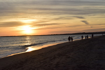 Atardecer en Punta del Moral