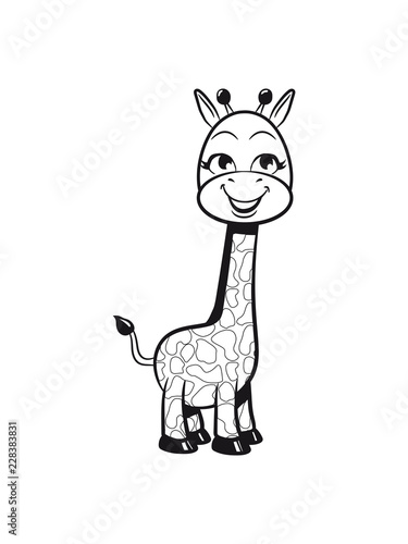 Giraffe Suss Kind Baby Jung Lieb Lustig 1c Buy This Stock