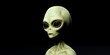 Extremely detailed and realistic high resolution 3d illustration of a grey alien