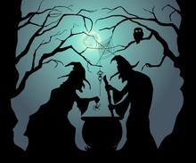 Happy Halloween. Witches Brew A Magic Potion For Halloween.
