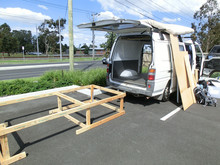 Construction Of A Bed-frame In A Campervan