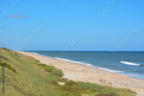 Fotografia, Obraz North Beach Guana River Preserve in St Johns County, Atlantic Ocean, Florida