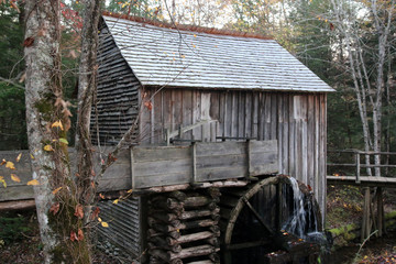 Poster - an old watermill