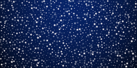 Random falling stars Christmas background. Subtle 