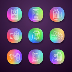 Sticker - NFC payment app icons set