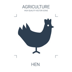 Poster - hen icon