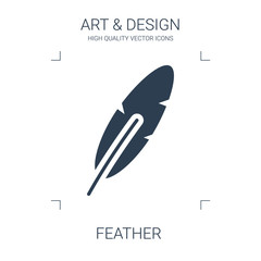 Poster - feather icon