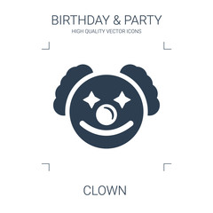 Poster - clown icon