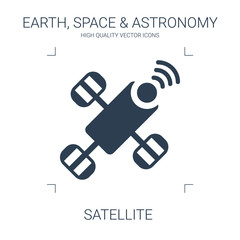 Wall Mural - satellite icon