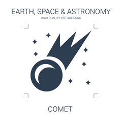 Poster - comet icon