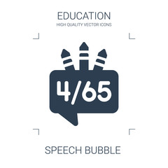 Poster - speech bubble icon