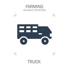 Canvas Print - truck icon