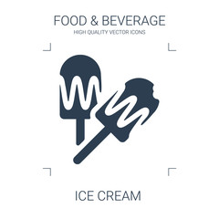 Canvas Print - ice cream icon