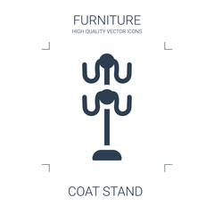 Wall Mural - coat stand icon