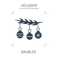 Poster - baubles icon