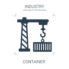 Wall Mural - container icon