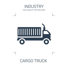 Poster - cargo truck icon