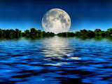 Fototapeta Natura - Big moon