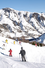 Wall Mural - Alpes France paysage montagne hiver neige