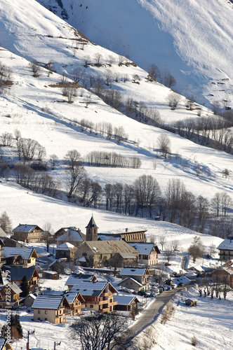 Alpes France Paysage Montagne Hiver Neige Buy This Stock
