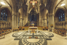 Interiors Of Lichfield Cathedral - Altar In Nave