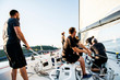 © Louis-Paul Photo - Team athletes Yacht training for the competition