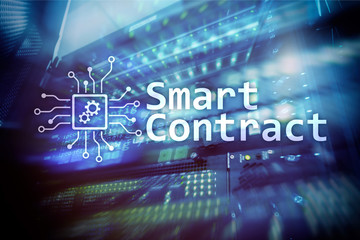 Smart contract, blockchain technology in modern business.