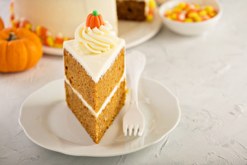 Wall Mural - Pumpkin layered cake