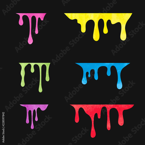 Current paints. Colorful wa...