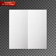 © egorka87 - Close up of a leaflet blank white paper