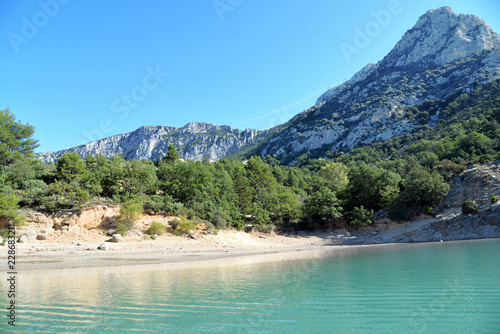 Lac De Sainte Croix Plage Gorges Du Verdon Var Alpes De Haute