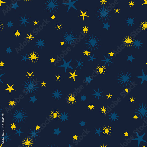 Winter night snowflakes and...