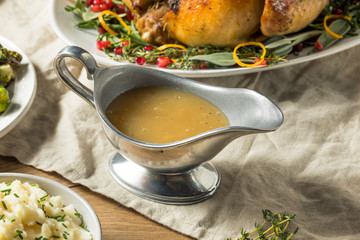 Dark Homemade Turkey Gravy