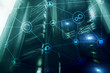 © Funtap - Technology infrastructure cloud computing and communication. Internet concept.