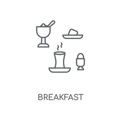 Wall Mural - breakfast icon