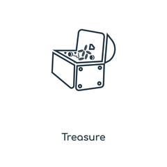 Wall Mural - treasure icon vector