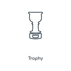 trophy icon vector