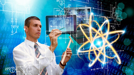 Wall Mural - engineering thought in generation computers future