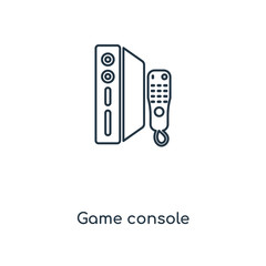 Wall Mural - game console icon vector