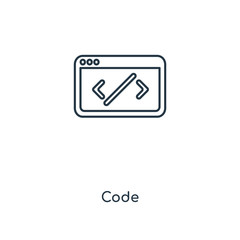 Poster - code icon vector icon vector