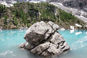 Wall Mural - Lago di Sorapis